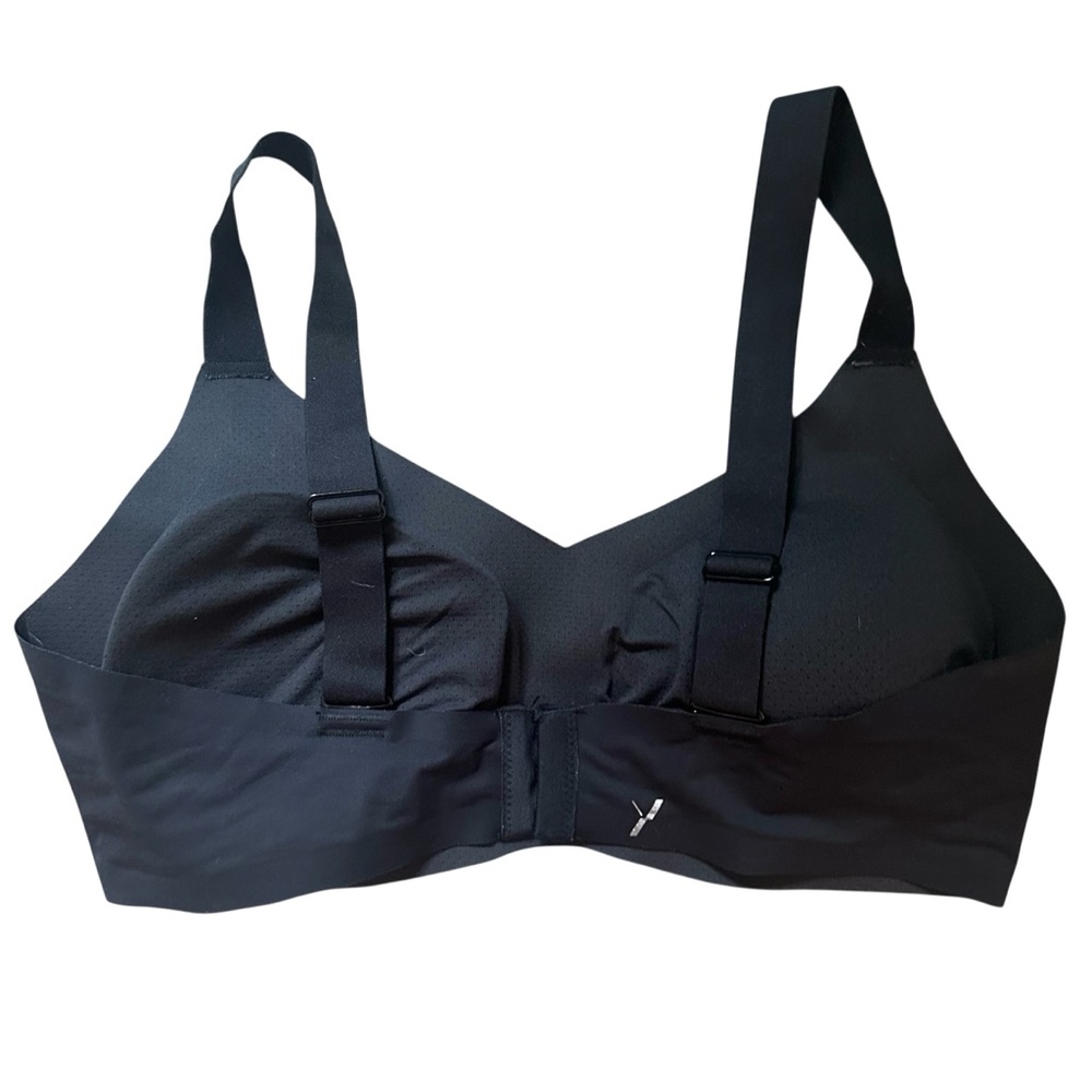 Knix Padded V-Neck Evolution Bra Thin Strap Size 7+ Black - Picture 2 of 4